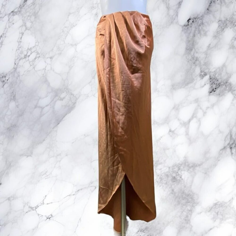 Line & Dot Lisa Midi Skirt - Ginger - Picture 6 of 12